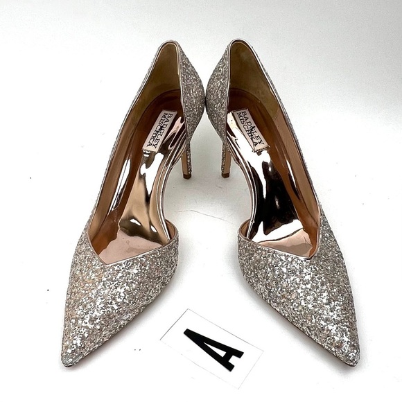 Badgley Mischka Daisy II Half d'Orsay Pump sz 9 - Picture 2 of 12